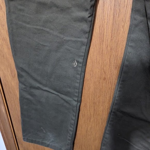 Volcom Frickin Modern Straight Chino Men’s Pants Green 36x31 - Picture 3 of 6